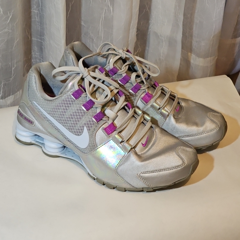Nike Shox Avenue SE 844131-002 Iridescent Rare Blue Violet Women's Size 9.5